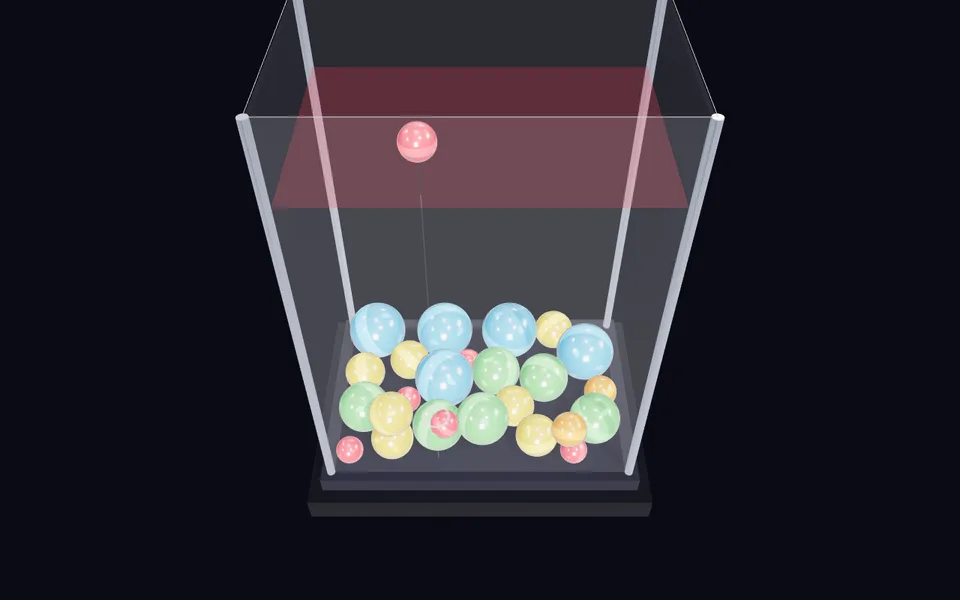 BALL MERGE の画面